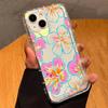 Vintage Flower Collage Protective Phone Case For iPhone 17 Air 16 16e 15 13 12 11 Pro Max Pro Plus Shockproof Funda Cover