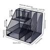 Desk Organizer Office Desktop File Rack Metal Bookstand Multi-function Storage Rack Office Supplies Folder Storage Box