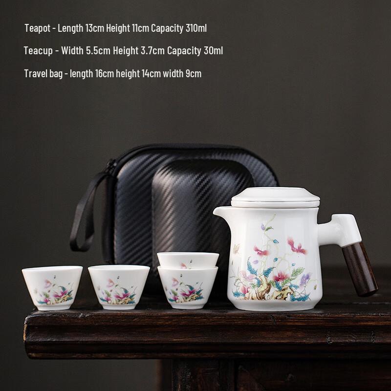 Portable Ceramic Travel Tea Set