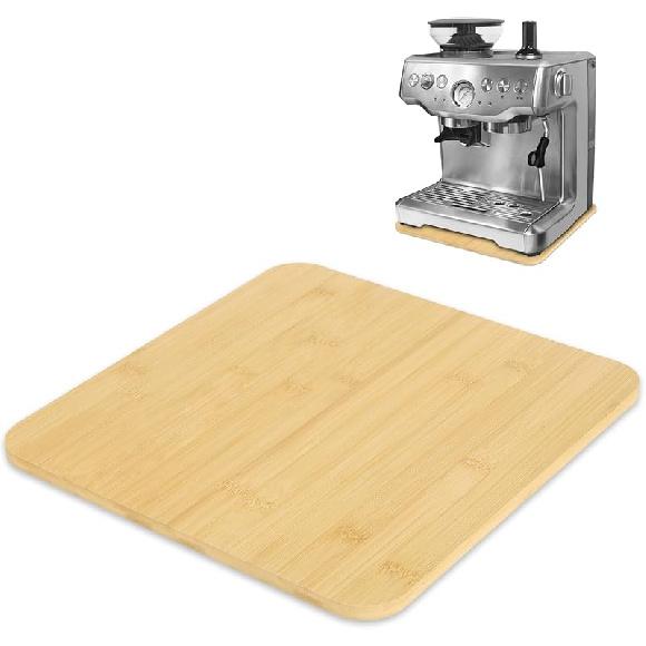 Bamboo Appliance Slider fit for Breville Barista Espresso Machine 870/878 - Under Cabinet Sliding Tray Caddy for Breville Barista/Barista Pro, Coffee 1x Bamboo Slider for Brev