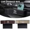 Autositz-Spalt-Aufbewahrungsbox Sitzspalt-Schlitz-Tasche Fänger-Organizer Für Nissan X-trail Almera Qashqai Tiida Auto Zubehör