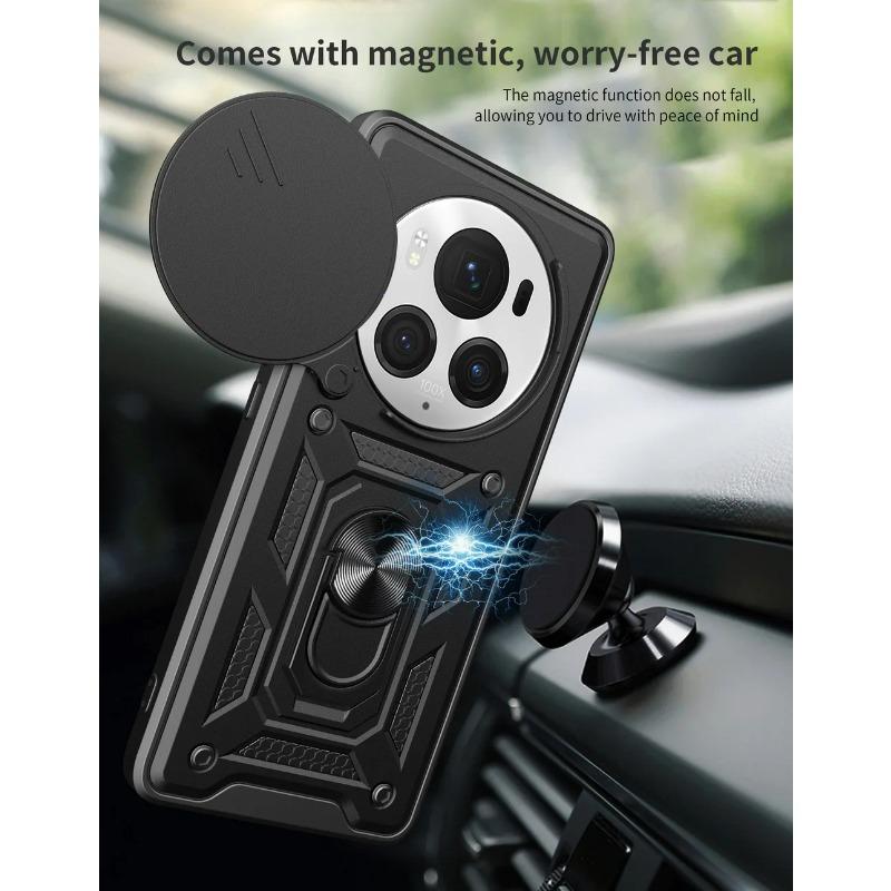 Camera Protect Case for Honor Magic 6 Pro 5 4 Lite Honor X9B X8B X6A X7A X8A X8 X9 X7 X6 Armor Hybrid Metal Ring Cover Fundas