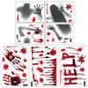 Halloween Window Clings Window Decoration Glass Stickers Static Double-Side Removable Window Sticker
