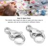 25Pcs Lobster Claw Clasps Stainless Steel Lobster Clips for   Bracelets Necklace Jewelry Making 9x6mm