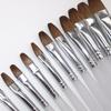Sable Oil & Acrylic Frosted Handle Gouache Watercolor Painting Brush Set