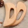 Wooden Fascia Scraper for Lymphatic Drainage Slimming Moon-shaped Anti-aging Gua Sha Massage Tool for Body Eliminate Fat Improve Blood Circulation