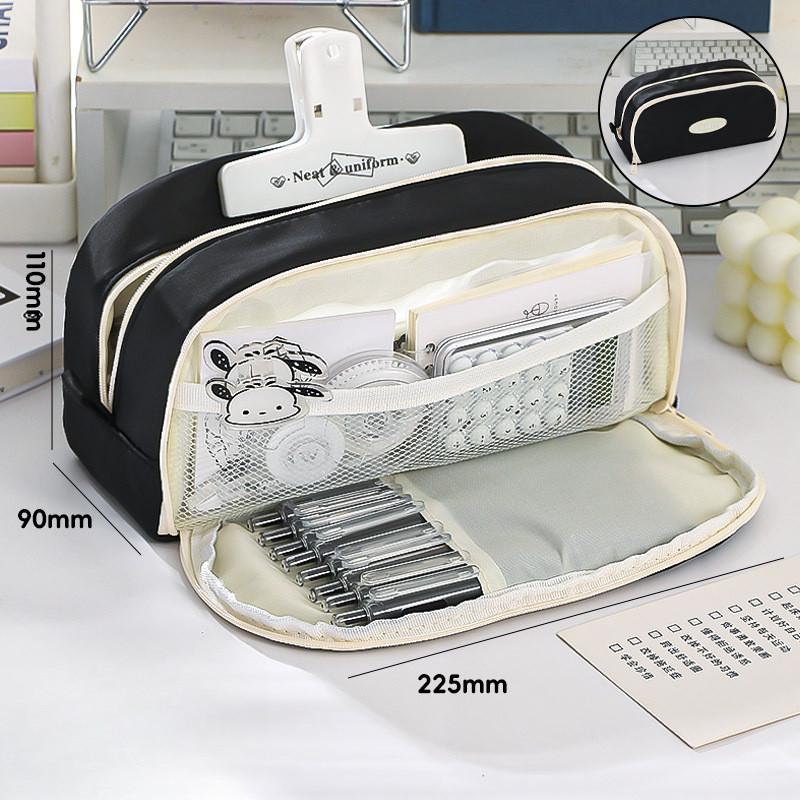 

Light Color Large Capacity Pencil Case Pencil Pouch Pencil Bag Pen Case Pen Pouch Pen Bag Pencil Pouches Pencil Bags Green Pencil Case чёрный