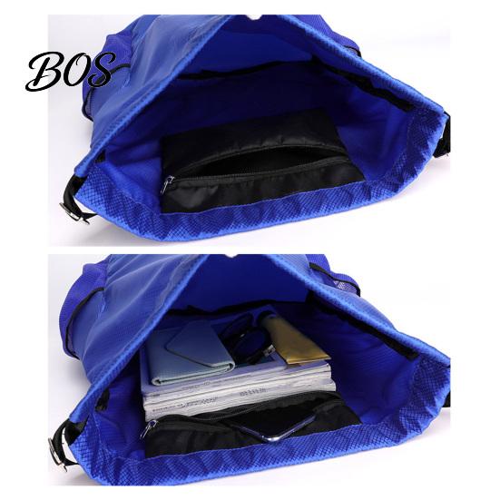 Durable Workout Backpack Sports Backpack, Drawstring Gym with Side Mesh Pockets, Travel And Waterproof for Basketball Soccer Swim Men Women
