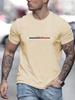 Pánské tričko s krátkým rukávem 100 Cotton Paris Top volné tričko