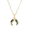 Popular European and American Natural Aventurine Moonstone Necklace - Elegant Pendant Jewelry