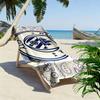 Man City Print Beach Towel, Large Soft Quick Dry Towel for Beach Camping Swimming