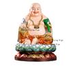 Harz Maitreya Buddha Statue Chinesischer Stil Buddha Statue Ornament Haushalt Verehrte Statue Heimdekoration Wohnzimmer Dekoration