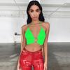 2025 Summer Sexy Leopard Halter Neck Lace-Up Sleeveless Vest