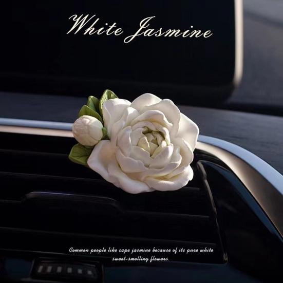 Jasmine Car Perfume Elegant Aromatherapy Easy Installation Car Aromatherapy for Inner Air-Conditioned Air Outlet