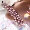 Women's Fashion Bling Headwear Handmade Full Crystal Hair Clip Barrette Hairpin