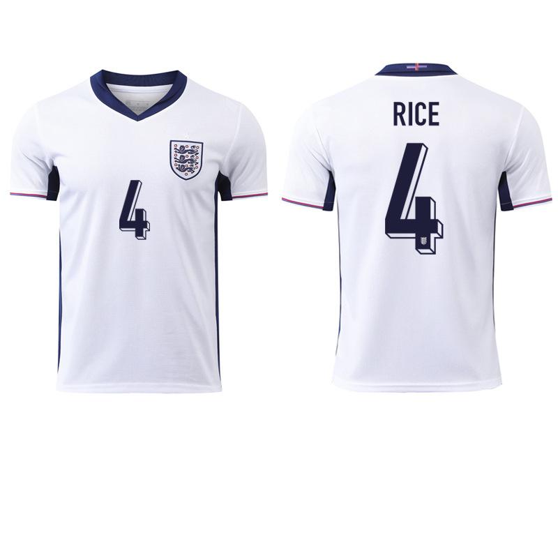 2024 England home European Cup jersey single top No. 10 Bellingham 7 Saka 9 Kane football jersey #16