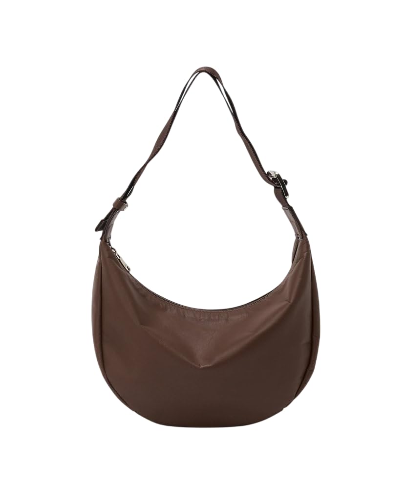 

Shoulder Popularity Soft Leather Round Shoulder Bag RUZ1041422A0005 Free Dark Brown [Rashit] No. 1] [Masterpiece] темно-коричневого кольору
