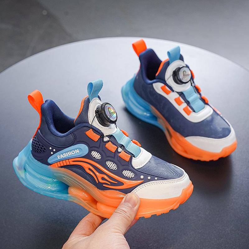 

Модная спортивная обувь, обувь для мальчиков, весенне-осенняя новинка, теплая обувь из кожи для начальной школы, кроссовки для бега, детская баскетбольная обувь 39