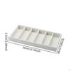Eyeglass Display Tray, Frame Storage Box with Compartments, Velvet MDF, Secure for Valets,
