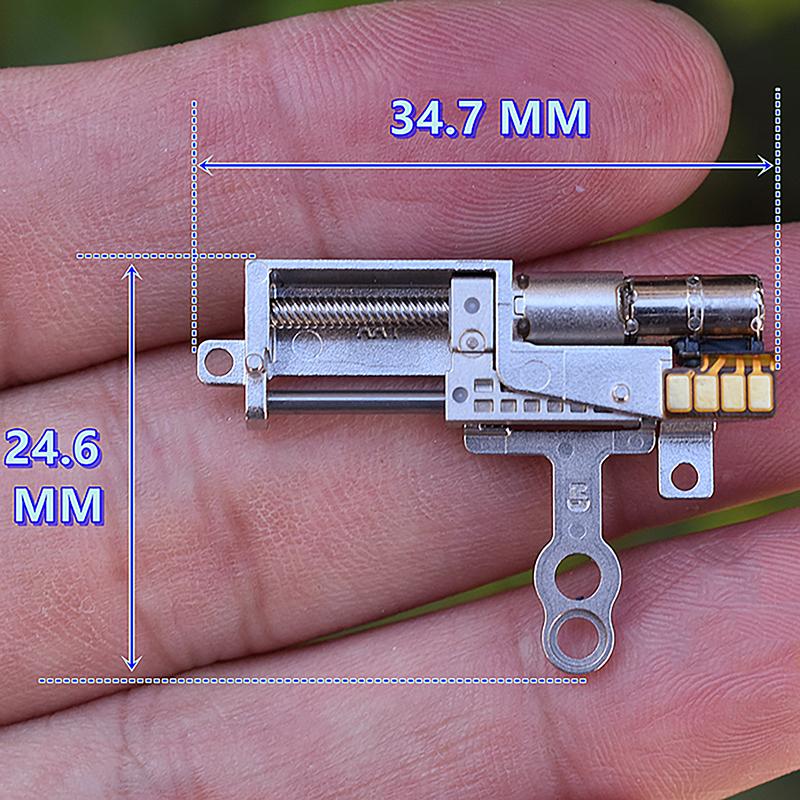 Mikro Miniaturní 5mm Přesná Planetová Převodovka Krokový Motor 2-fázový 4-vodičový Krokový Motor Lineární Šroub Kovový Jezdec Zdvih 5mm
