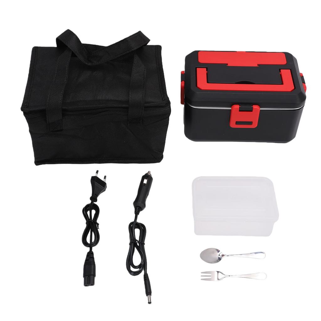 Electric Lunch Box Food Warmer Stainless Steel Portable Food Heater for Car Truck Work Travel