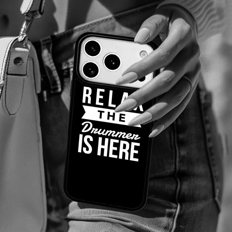 

Drum Drummer Music Dj Pattern Phone Case For iPhone 17 Air 14 15 13 12 Max Cover For Apple 14 15 16 16e 11 Pro Max Plus iPhone 16