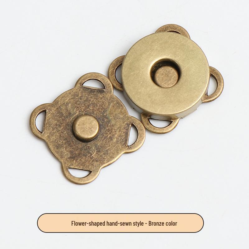 Runde Metall-Magnetische Versteckte Schnallen für Taschen & Bekleidung - 14 mm & 18 mm