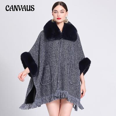 Jachetă cardigan tricotată de dimensiuni mari pentru femei, căptușită, îngroșată, cu guler de păr de vidră artificială.