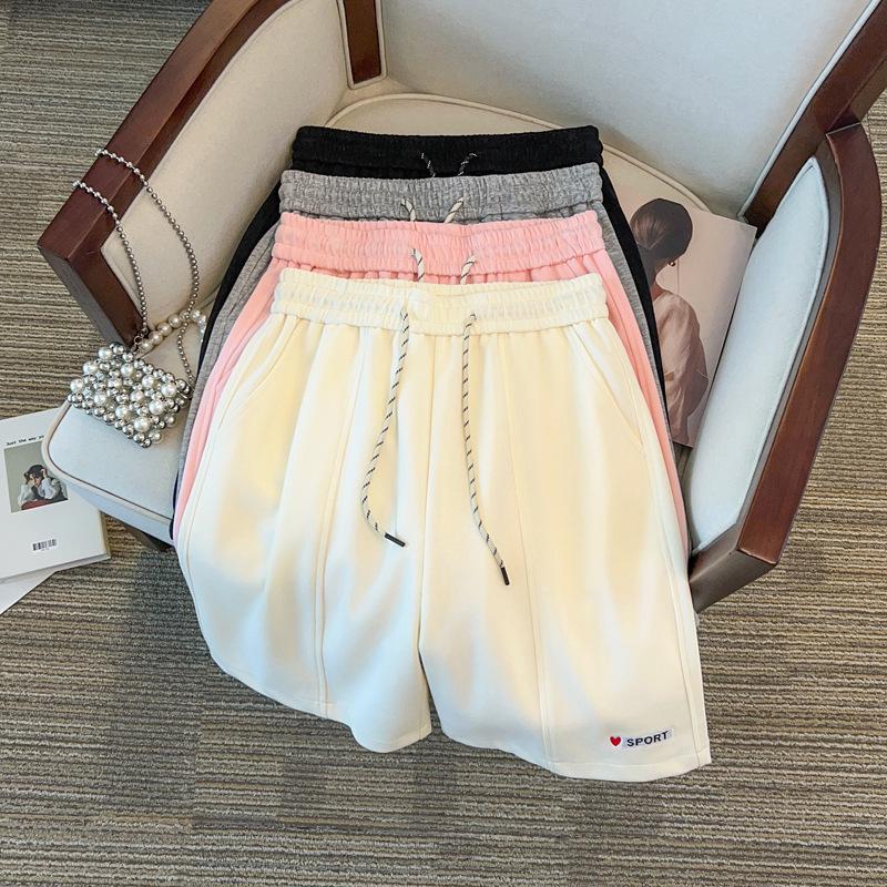 

Women s Plus Size Colorful Casual Summer Pink Five-Point Loose Shorts 6XL (Recommended weight: 90-105 kg) сірий колір