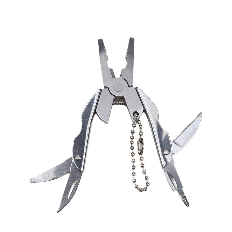 Portable Multi Function Folding Pocket Tool Plier Keychain Screwdriver