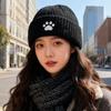 Autumn and Winter New Wool Hat Women's Big Head Circumference Shows a Small Face, Warm Ear Protection, Cold Hat Men's Trendy Knitted Pullover Hat