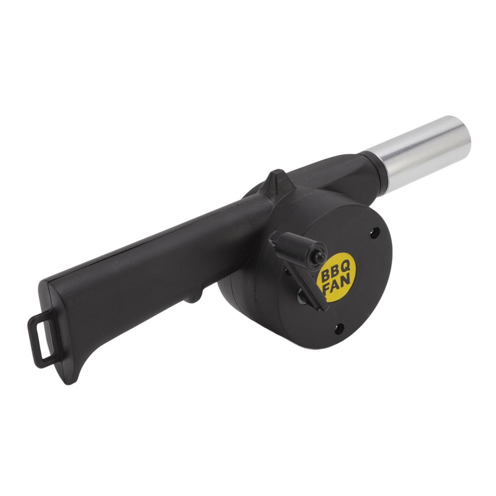 Luftgebläse Mini Hochtemperaturbeständig Einfache Reinigung Handheld Tragbar BBQ-Ventilator Schwarz