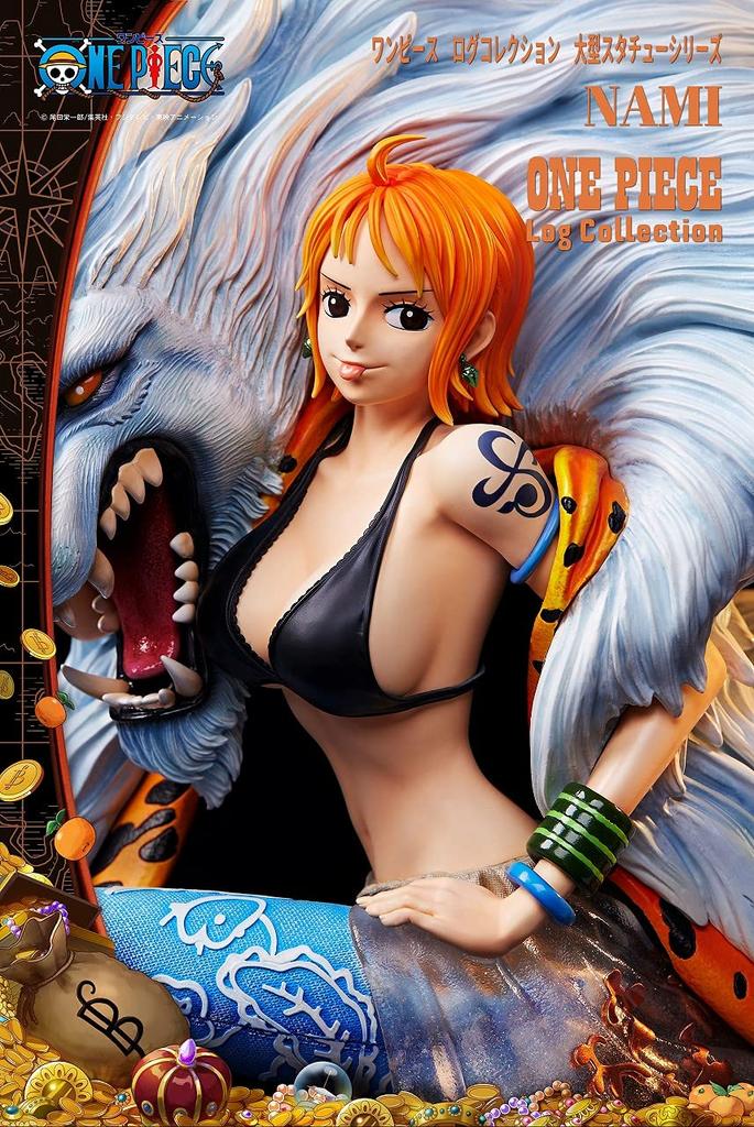 Unique Art Studio One Piece Log Collection Large Statue Series Nami Height 510mm Polystone Painted Complete Figure Approx.