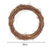 Handmade Christmas Smilax Rattan Wreath - Natural Florist Decoration