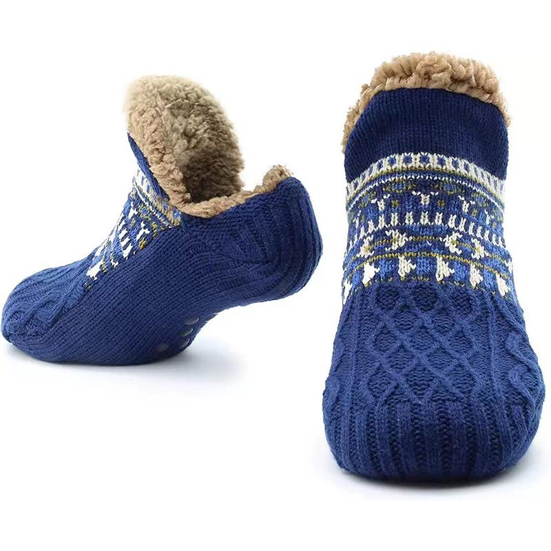 Fall and Winter Floor Socks Home Warm Women Men Socks Snow Socks Sleep Carpet Socks Slippers Socks Men Non-slip Yoga Socks