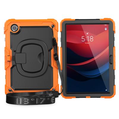 For Lenovo Tab M11/Xiaoxin Pad 11 2024 TB-330FU/TB-331FC Case Kickstand PC+Silicone Tablet Cover with Strap