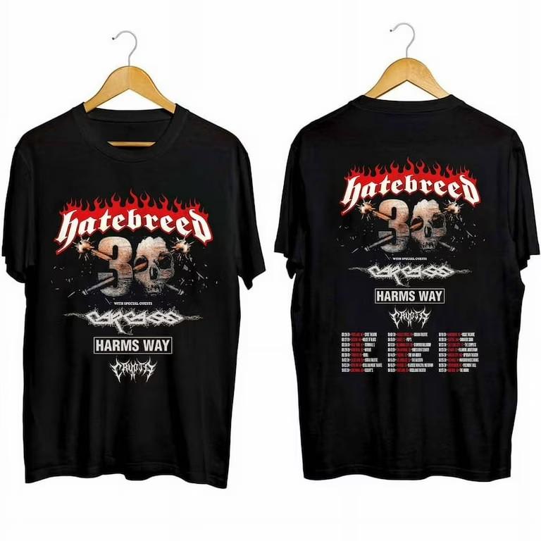 

Hatebreed 30th Anniversary North American Tour Shirt MM1161 Unisex T-Shirt S