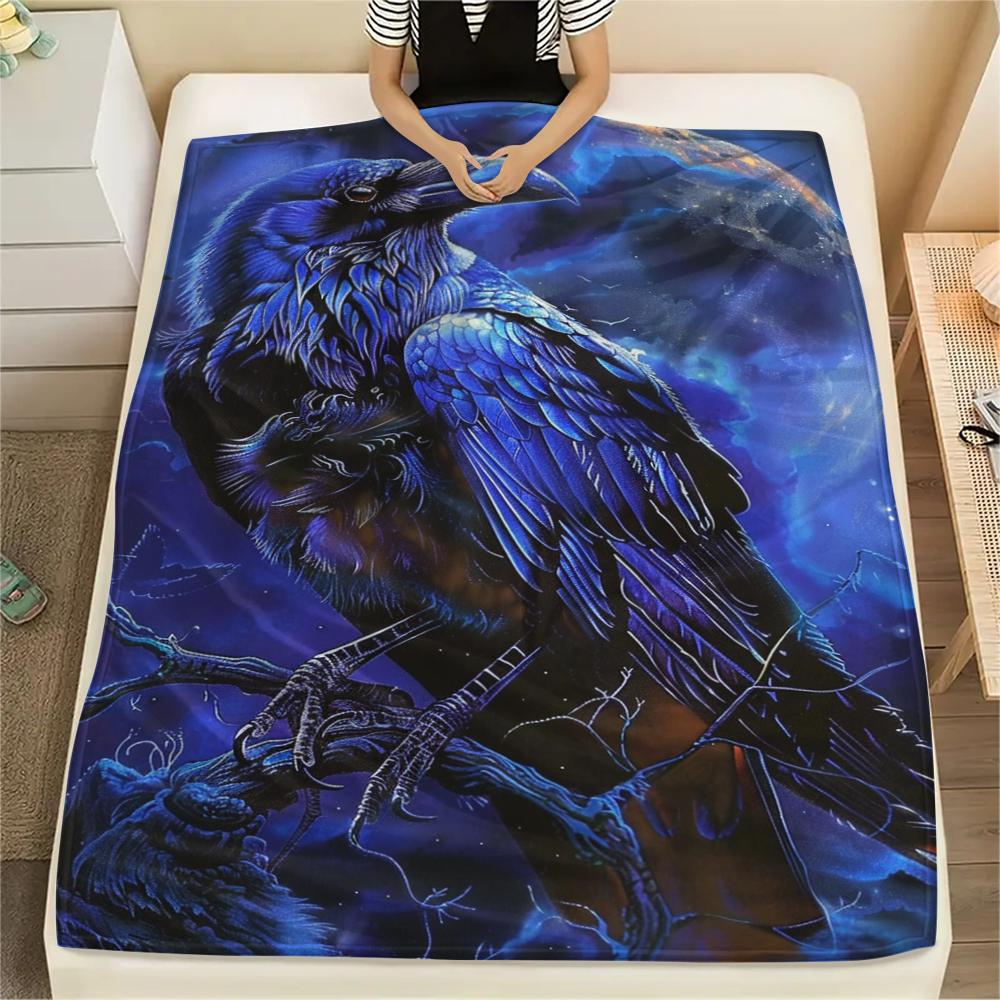 1 Peça Manta de Flanela com Estampa de Desenho Animado, Alta Qualidade Confortável para Todas as Estações, Decoração de Casa, Calor e Conforto, Perfeita para Presente de Natal Aniversário
