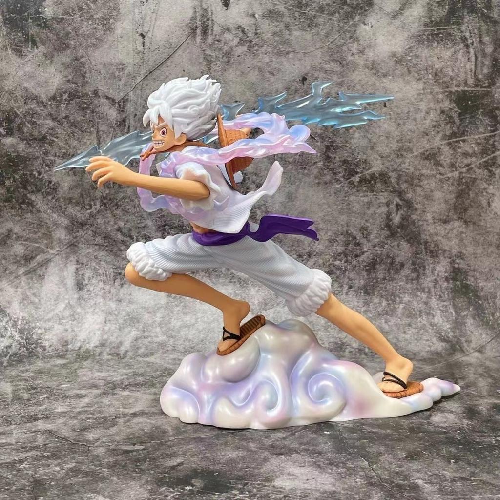 Anime One Piece Fifth Gear Nika Luffy Figures Luffy Awakening Sun God Action Figure Collectible Model Toys Gifts