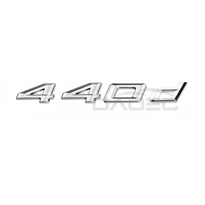 Auto 3D ABS Kofferraum Buchstaben Logo Plakette Emblem Styling Aufkleber Für BMW 4er Serie 420d 425d 428d 430d 435d 440d F30 F32 F33 F36