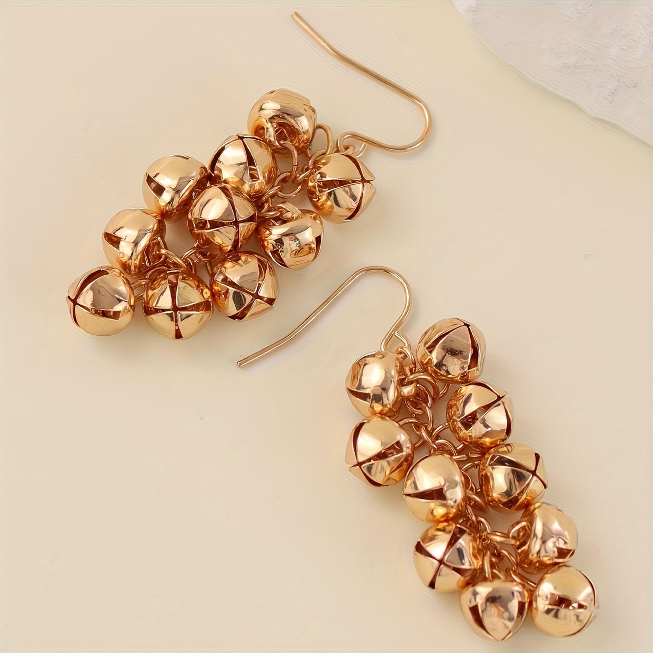 

Christmas Bell Drop Earrings - Stylish, Versatile, Gift-Ready for Women 18K