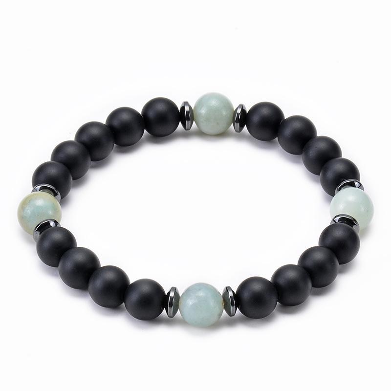 

JYL TS Bracelet Map Stone Minimalist Design Guides Direction & Opportunity Amazon frosted