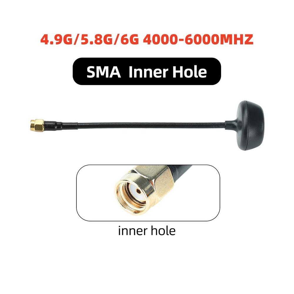 High Power RHCP Antenna SMA Inner Pin Hole Connector ABS Shell 360 Degree Full Coverage FPV Drone Aeromodel Accessory