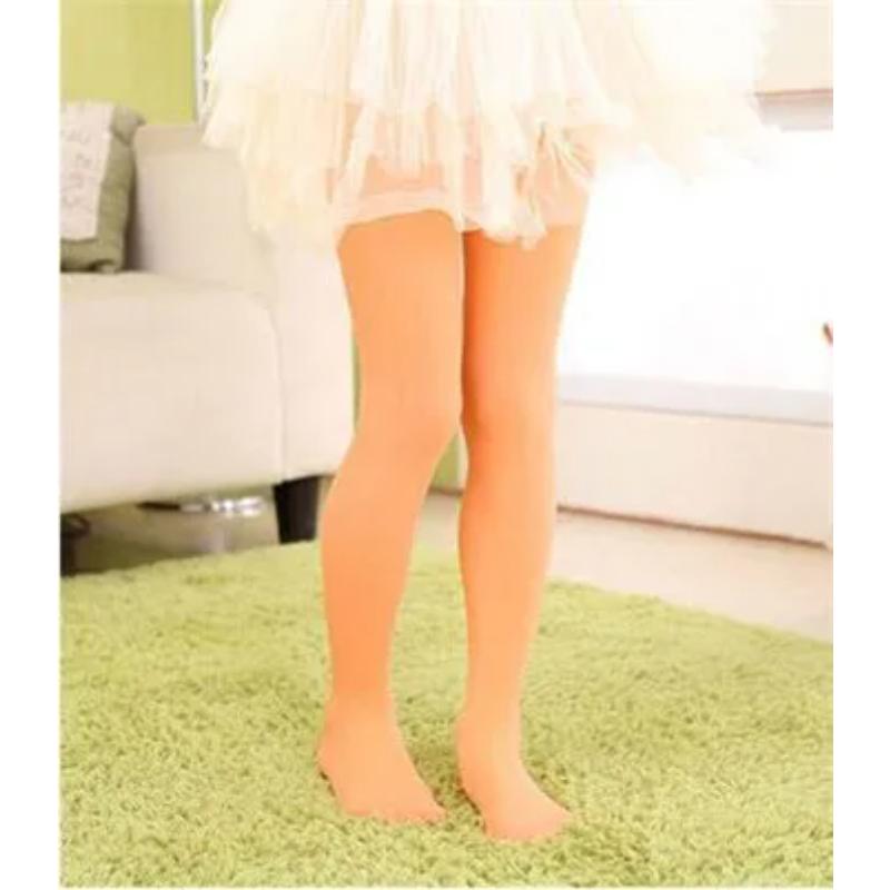 Collants de Balé para Meninas Crianças Uma Seção Fina Moda Veludo Meias Bebê Sólidas Pretas Brancas