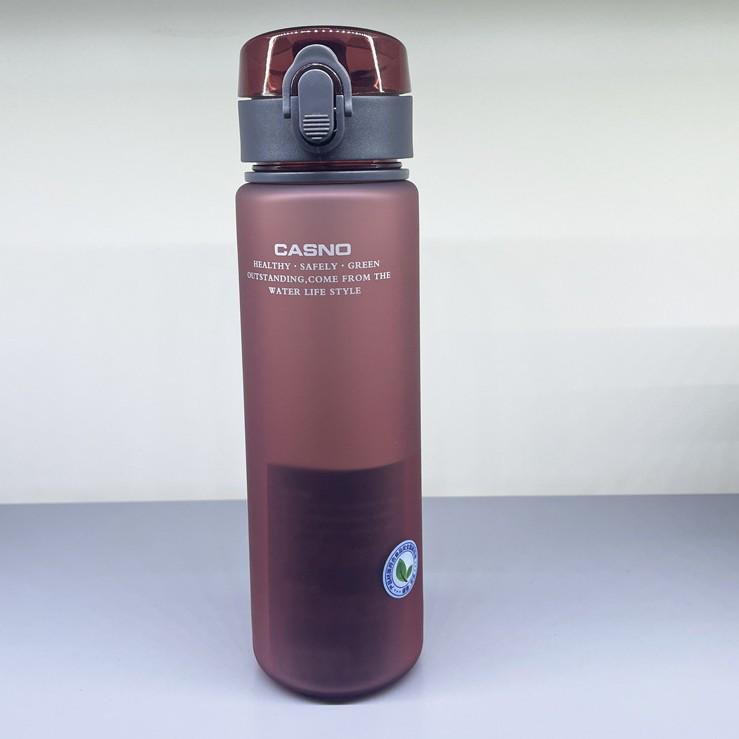 Casino Frosted Sports Water Bottle: Creative Portable Plastic Cup with Lid for Men and Women