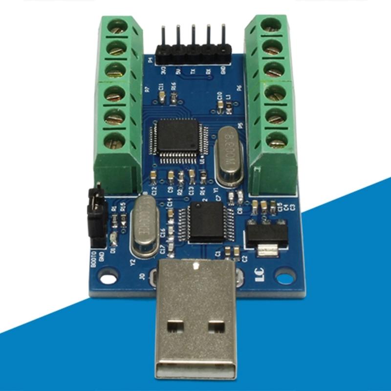 STM32 10-Kanal ADC Datenerfassungsmodul 12-Bit AD Abtastung USB-Verbindung Digitales Modul STM32F103C6T6 Chip
