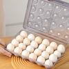 Clear Eggs Holder For Kitchen Storage Clear Plastic Container Organizers With Easy Cleaning Design Kitchen Eggs Tray