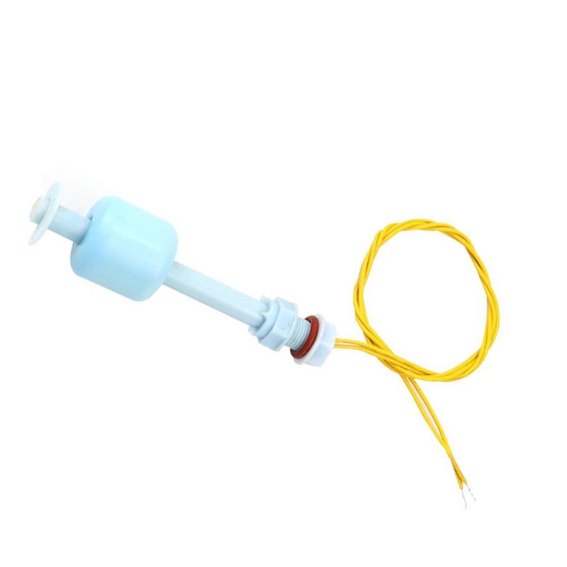 Plastový PP spínač hladiny ryb pro nádrž Senzor hladiny kapalné vody 10mm Automatický senzor regulátoru hladiny Modrý a žlutý