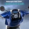 Electric Scooter Dashboard Rain Cover Transparent Window Zipper Waterproof Dustproof For E Bike Daily Commuting Riding