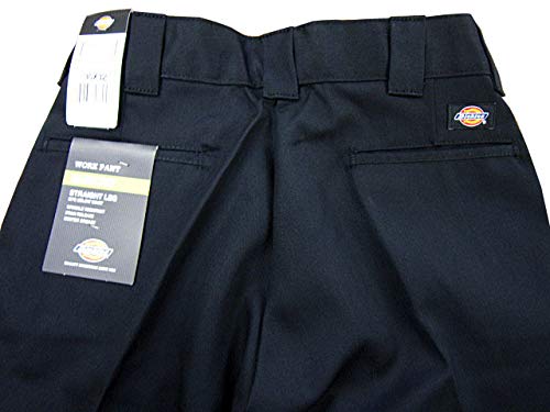 Dickies WP873 Low-Rise Pants (Imported) (Waist 28/Leg 30, Black)